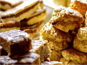 Cakes and scones