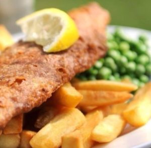 Thursford restaurant fish and chips